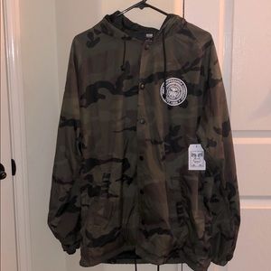 NWT OBEY CAMO WINDBREAKER